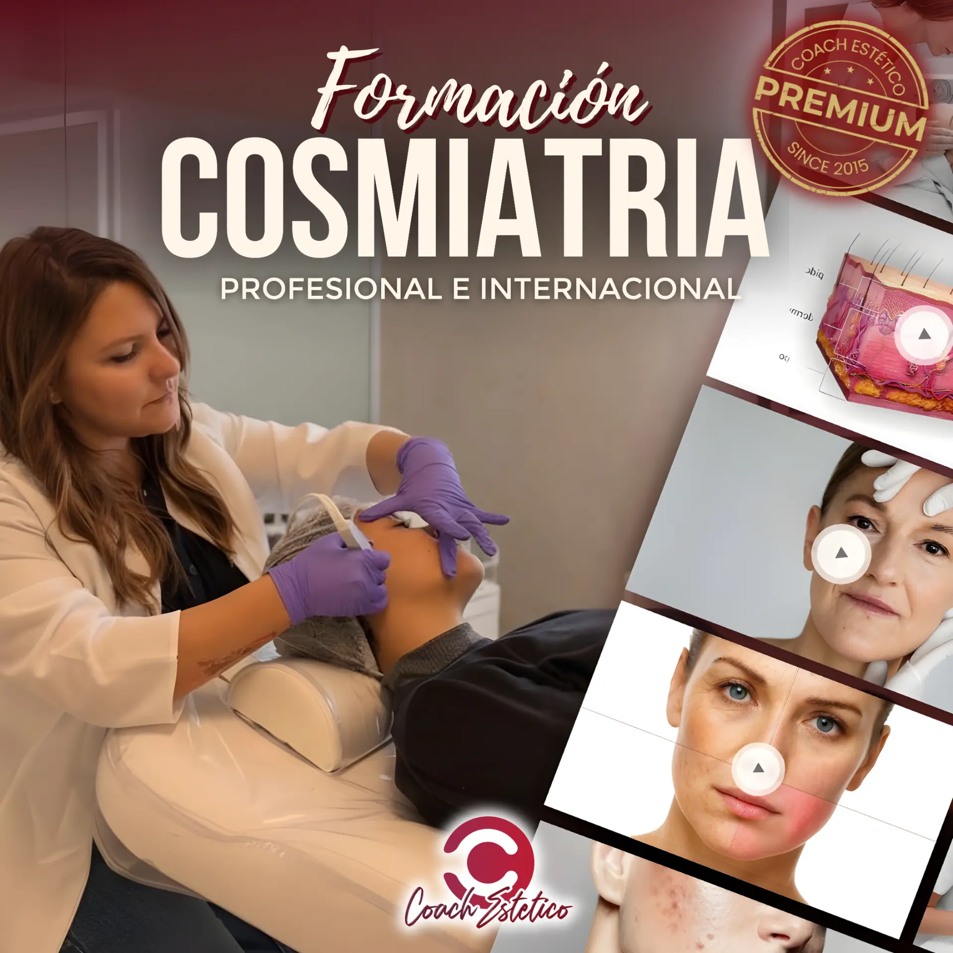 Formación Cosmiatría Profesional e Internacional