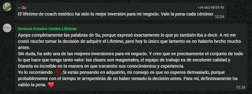 Testimonio real de alumna Lifetime